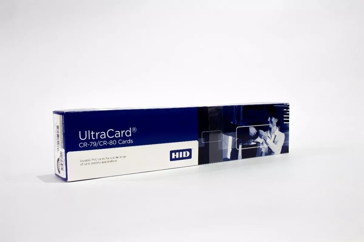 The Nekid Cow HID Global Corporation HID GLOBAL, CONSUMABLES, ULTRACARD CR-80 30 MIL CARD, 500 CARDS, PRICED PER BOX 081754