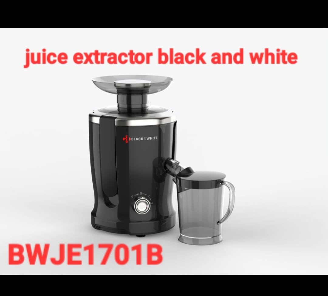 a BLACK & WHITE Centrifugal Juicer BWJE1701B