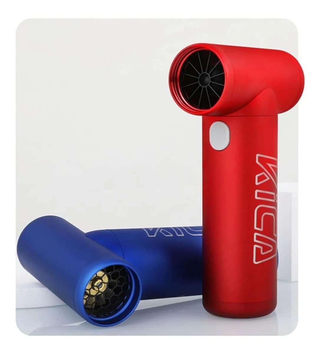 KiCA JetFan mini Electric Turbo Wireless Air Blower, 87000RPM, 4-Speed, Rechargeable (Blue)