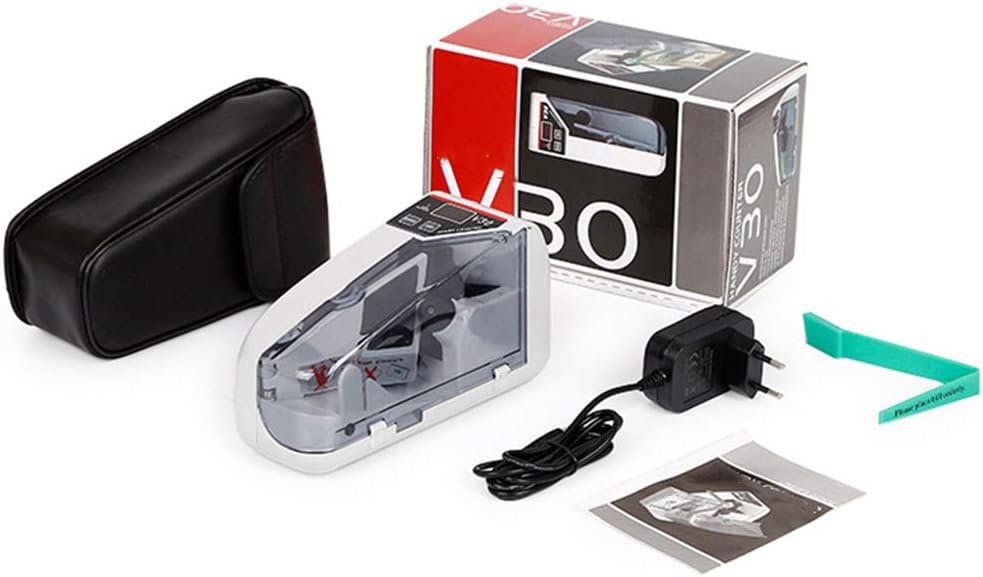 Mini Handy Bill Cash Banknote Counter Money Currency Counting Machine AC Or Battery Powered