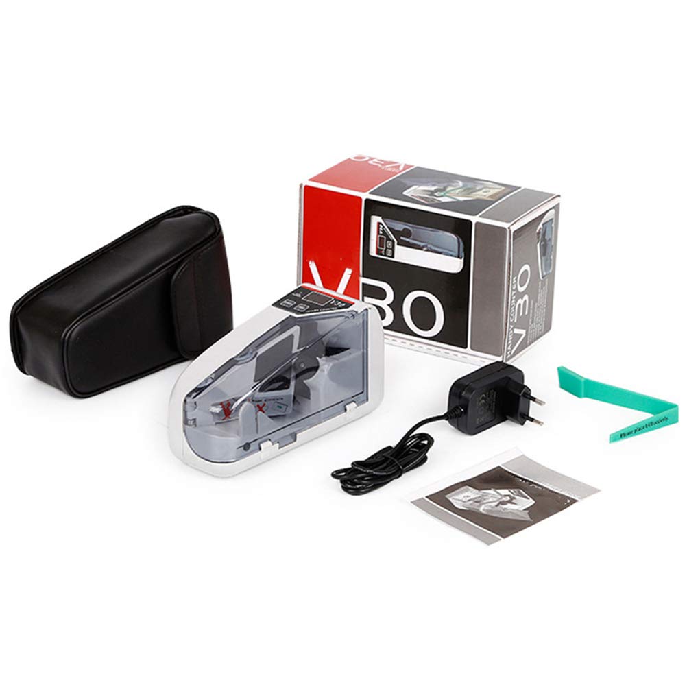 Mini Handy Bill Cash Banknote Counter Money Currency Counting Machine AC Or Battery Powered