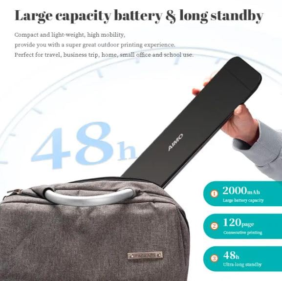 EIMO P832 Portable A4 Thermal Transfer Printer
