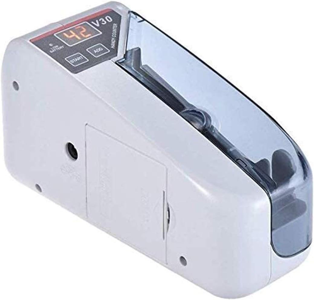 Cash Counter Money Counter Machine Quick Mixed Denomination Bill Counter with Counterfeit Detector Handheld Money Counter Bill Counting Machine Portable Cash Banknote Dollar