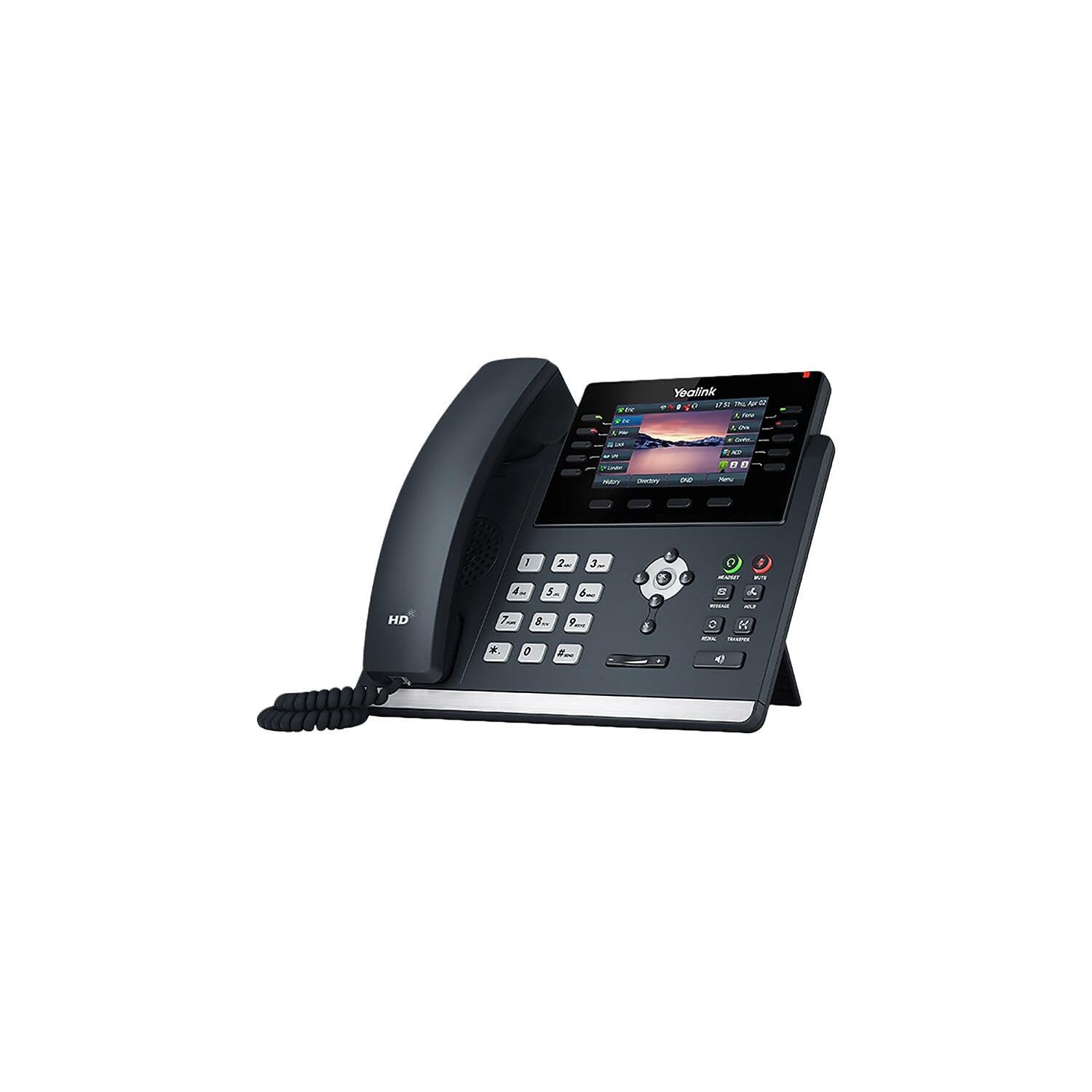 Yealink Wired IP Phone - Wall Mountable - Classic Gray - SIP-T46U