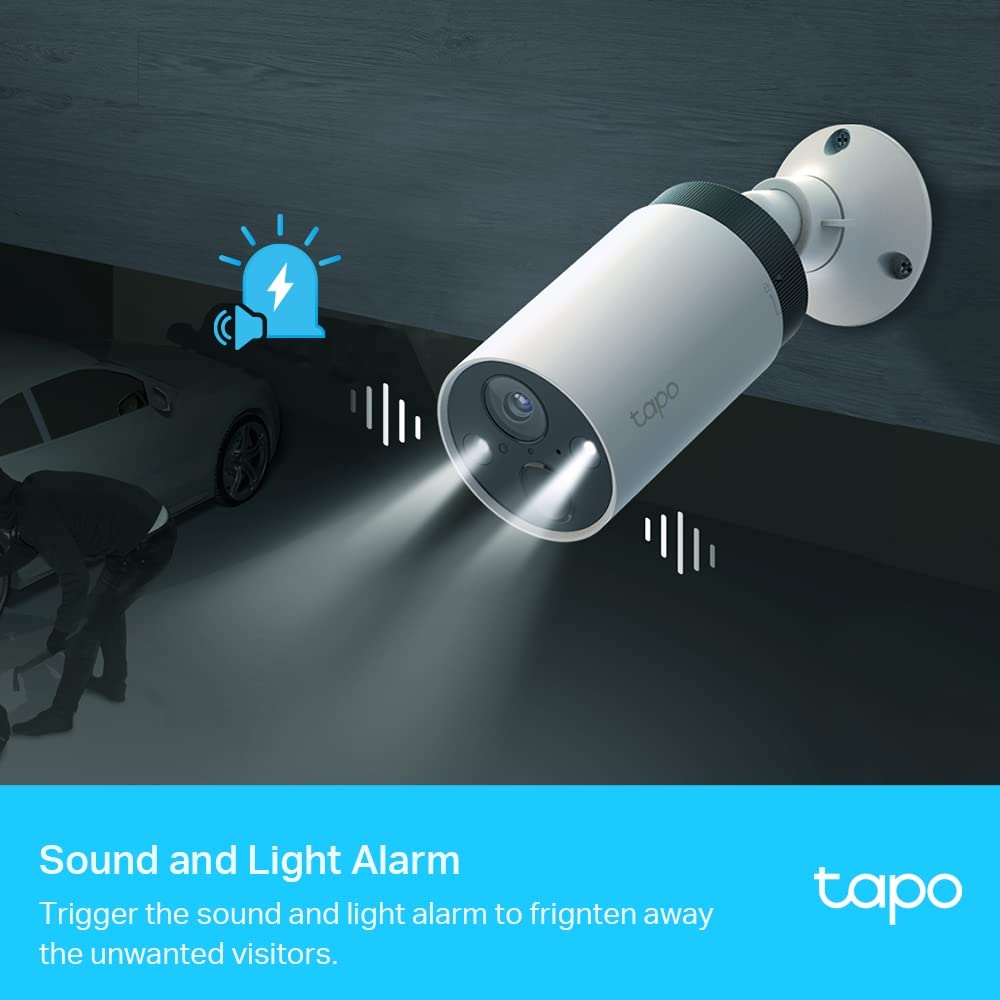 Tapo 2K 4MP Smart Wireless CCTV Security Camera System by TP-Link | 180-Day Battery Life | Color Night Vision | Person, Pet & Vehicle Detection | Two-Way Audio | IP65 Waterproof & Dustproof