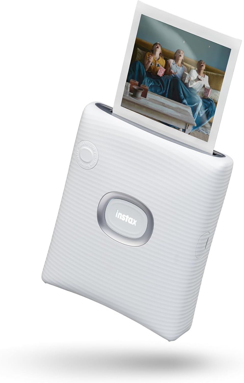 Instax Square Link Smartphone Photo Printer, Ash White Color May Vary