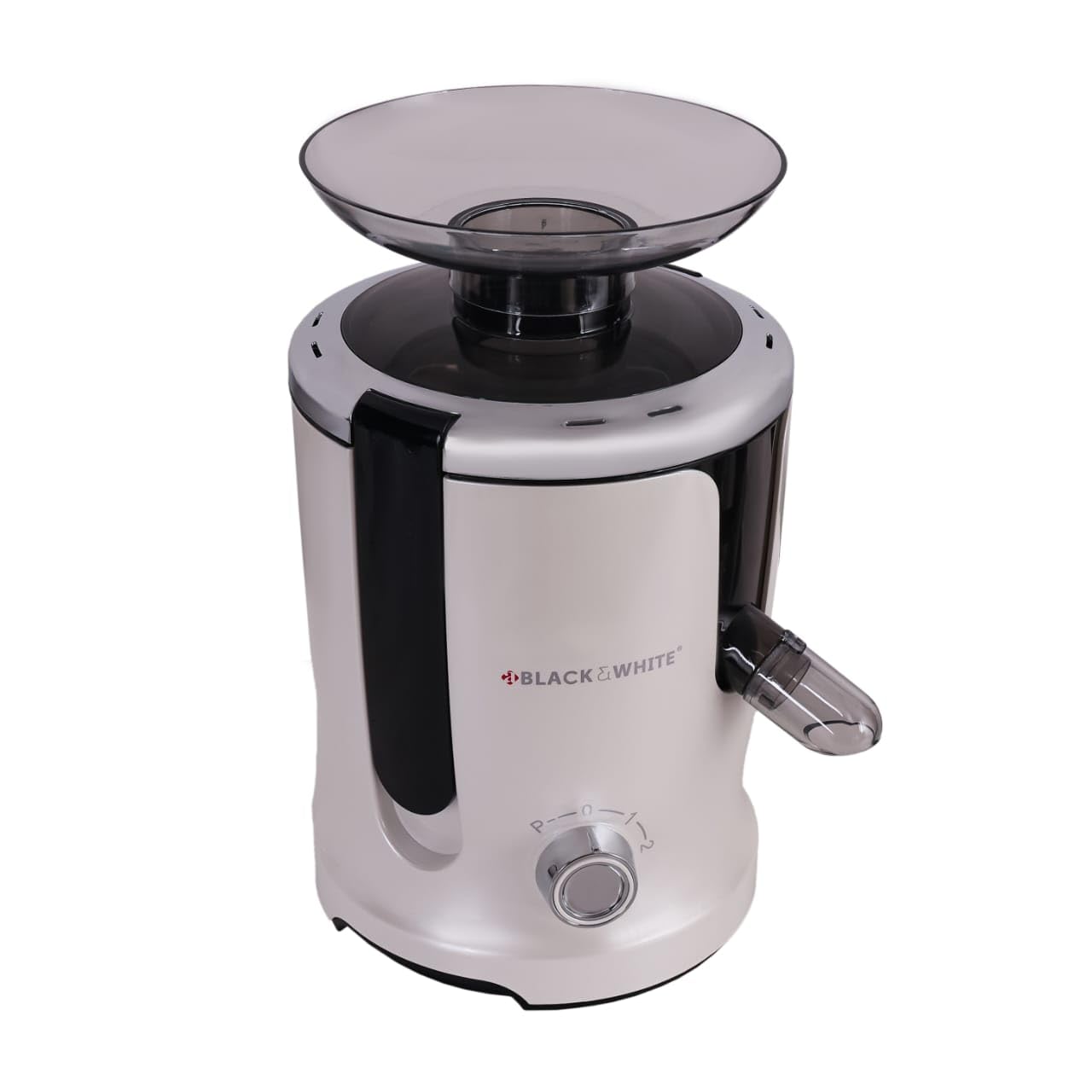 a BLACK & WHITE Centrifugal Juicer BWJE1701W
