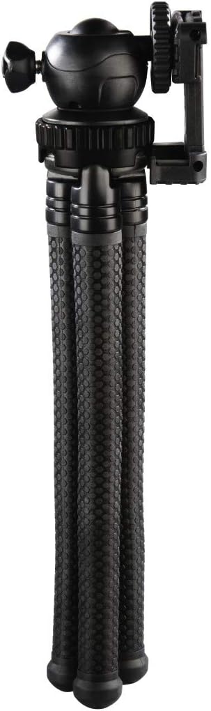Hama Flex Pro 4605 Tripod for Smartphones/GoPro/Photo Cameras, 27cm, Black