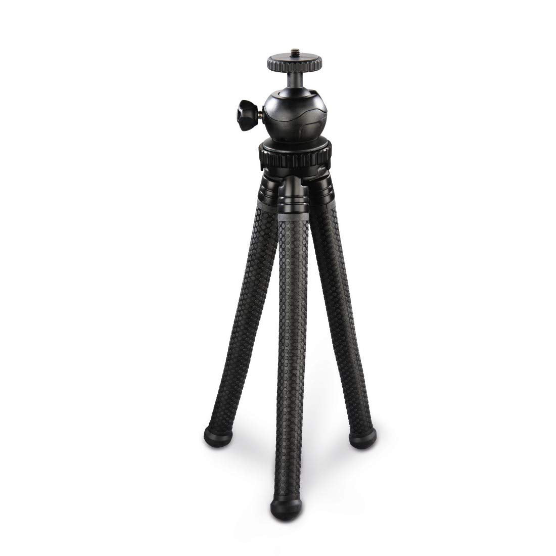 Hama Flex Pro 4605 Tripod for Smartphones/GoPro/Photo Cameras, 27cm, Black