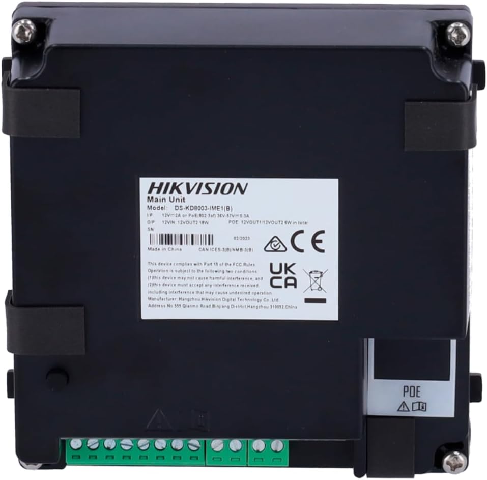 Hikvision DS-KD8003-IME1(B)/Europe BV, Professional Object Security, Intercom Latest Generation Video Intercom Doorbell