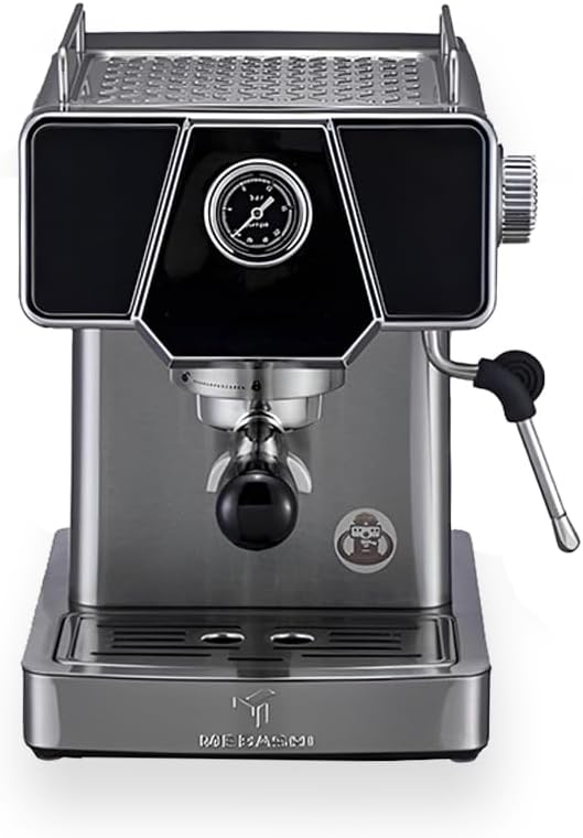 MEBASHI ME-ECM2033 Espresso Coffee Machine - 19 Bar Pressure, 1.8L Capacity, Stainless Steel with Touch Screen, PID Temperature System, and Steam Wand| 1350W