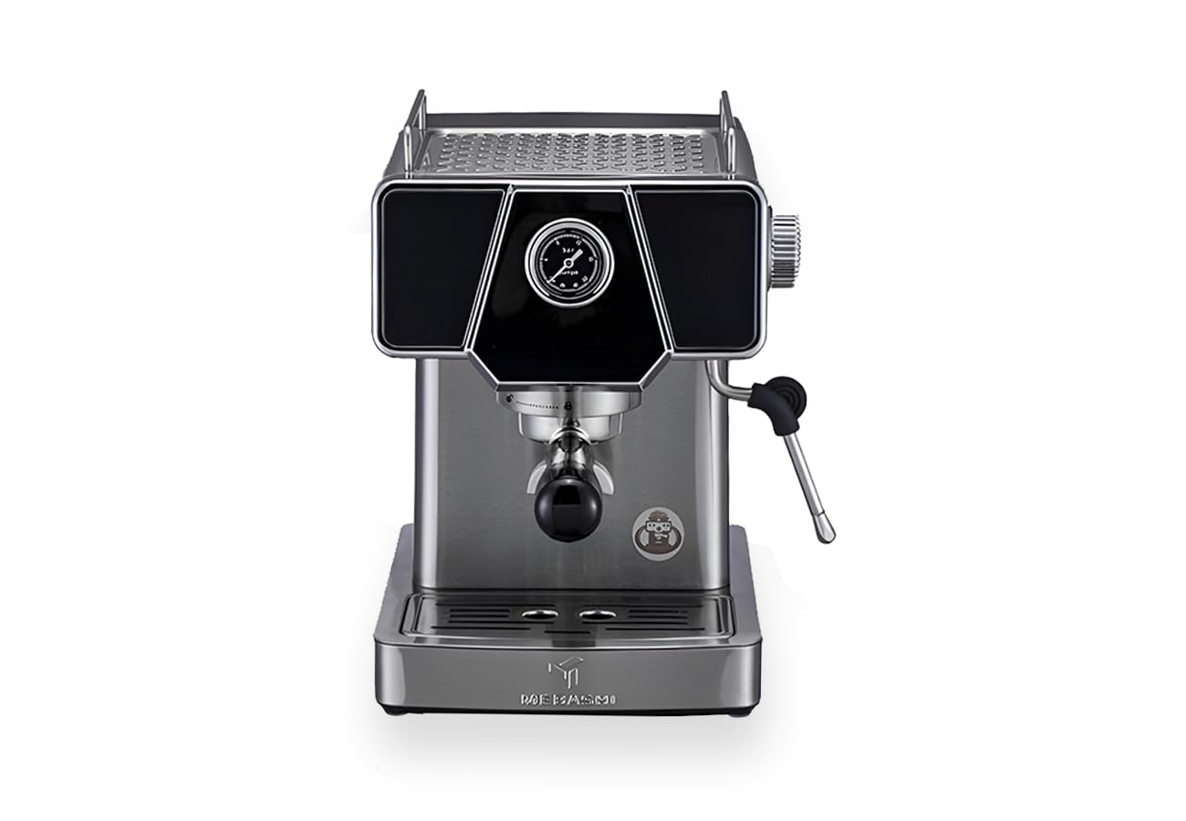 MEBASHI ME-ECM2033 Espresso Coffee Machine - 19 Bar Pressure, 1.8L Capacity, Stainless Steel with Touch Screen, PID Temperature System, and Steam Wand| 1350W