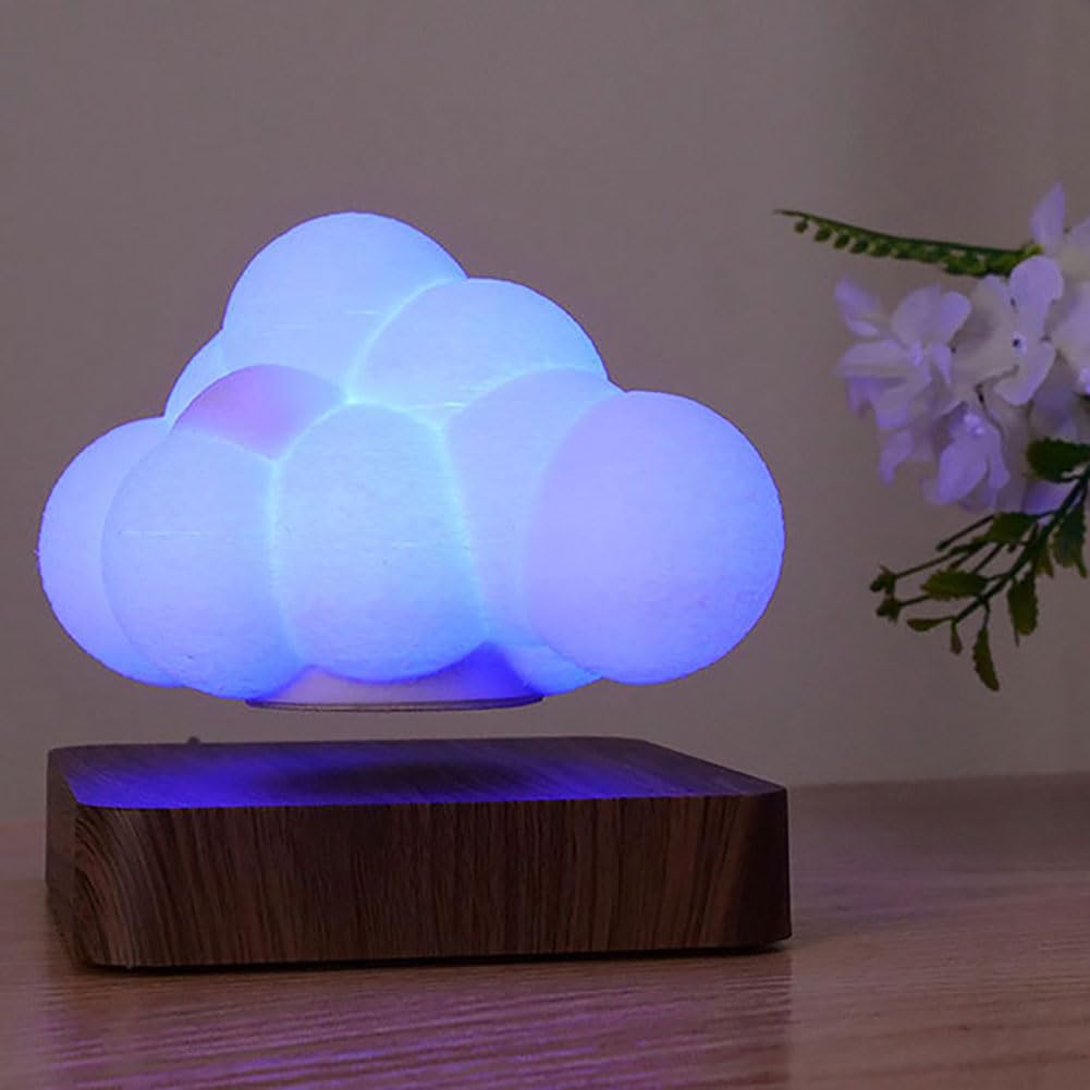 Maglev Night Light, LED Lamp, Ambient Party Night Light, 2 Lighting Effects, Touch Button Lights, Creative Decor for Home and Office, Creative Gift