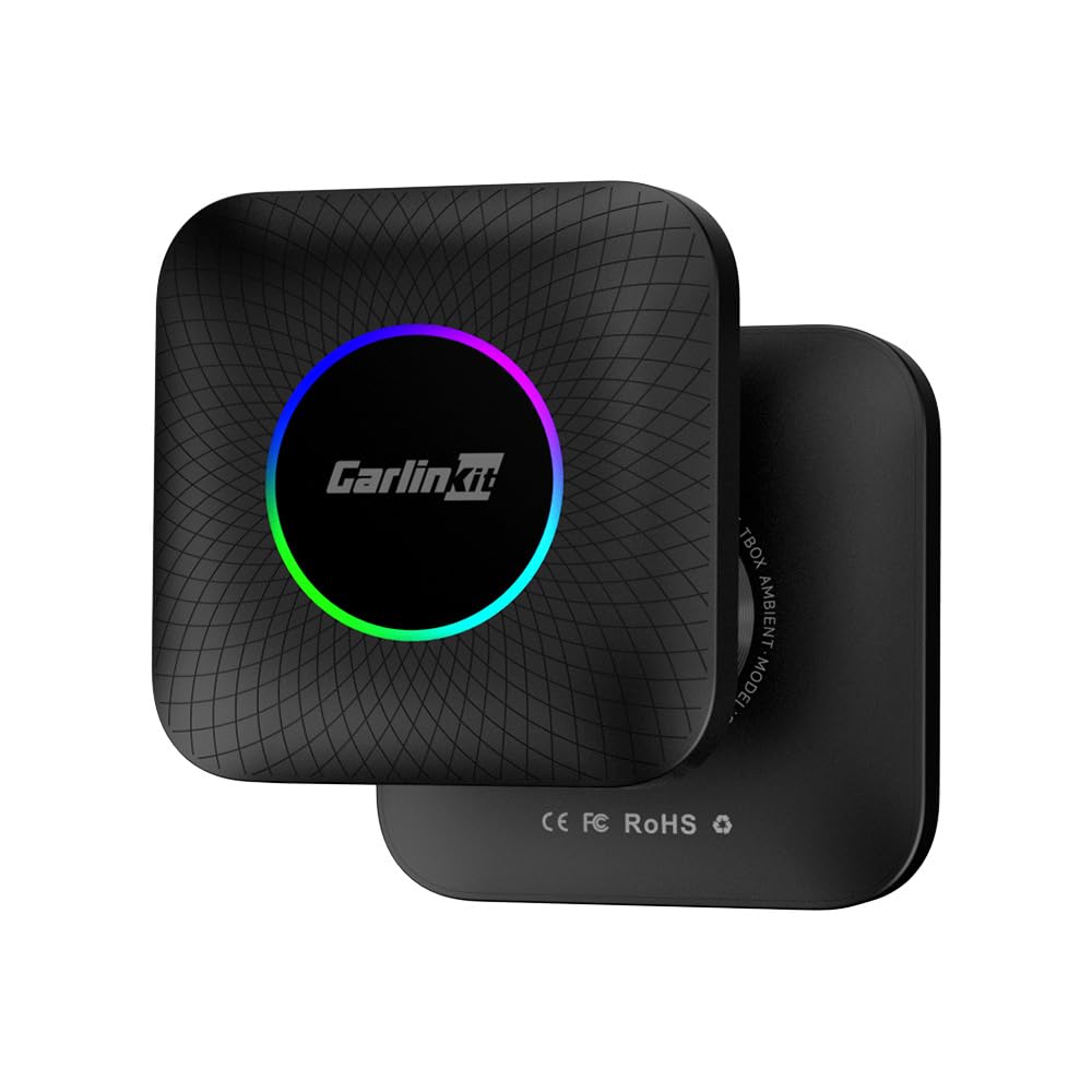كارلين نت احدث ايه اي بوكس LED، اندرويد 13، كوالكوم 6225، 8GB+128GB، دونجل كاربلاي لاسلكي اندرويد اوتو 3 في 1 يأتي مع متجر جوجل بلاي، بث فيديو، فقط للسيارة مع كاربلاي سلكي
