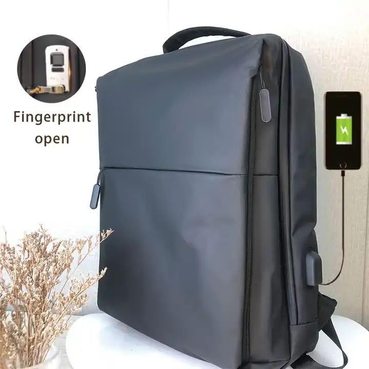 Smart Fingerprint Lock Anti Theft Business Laptop Backpack