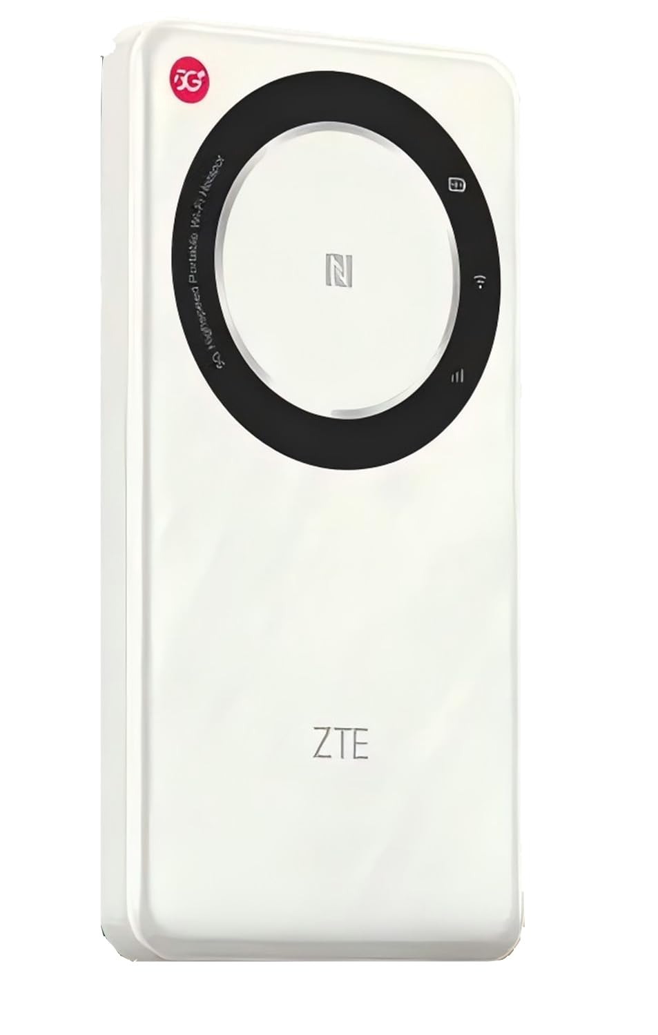 ZTE 5G Portable WiFi Mobile Router U30 Air,Intelligent Dual Network up to 650Mbps NFC One Touch Connect 4500mAh Large Battery Unlock Global version White