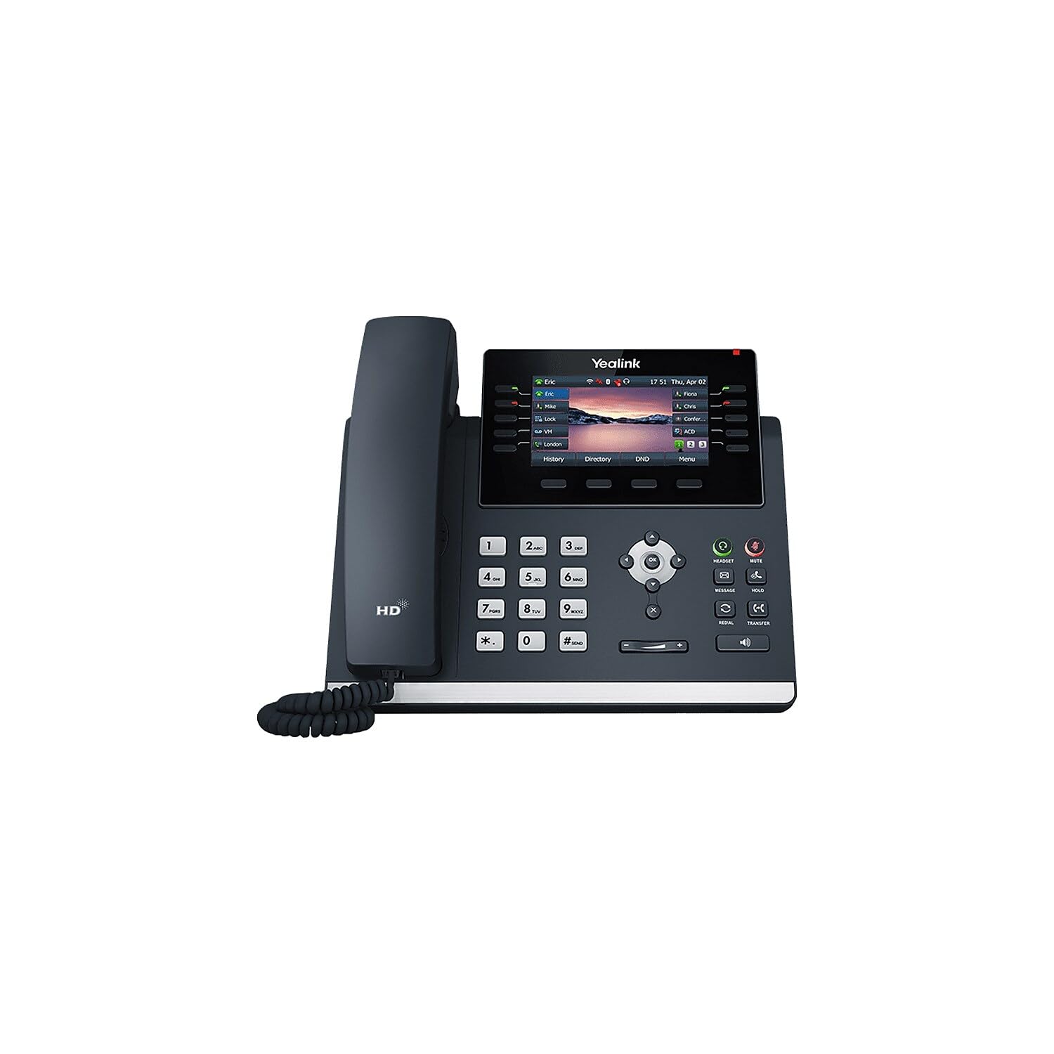 Yealink Wired IP Phone - Wall Mountable - Classic Gray - SIP-T46U
