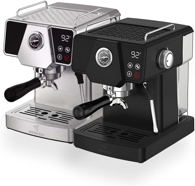 MEBASHI ME-ECM2033 Espresso Coffee Machine - 19 Bar Pressure, 1.8L Capacity, Stainless Steel with Touch Screen, PID Temperature System, and Steam Wand| 1350W