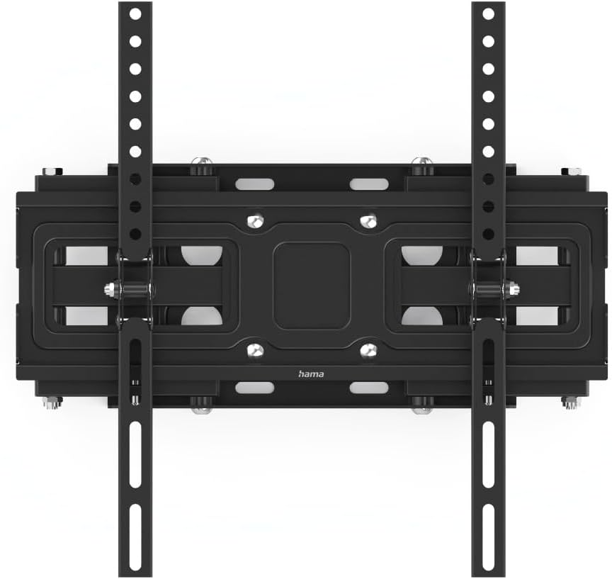 Hama 220830 Fullmotion Tilt TV Wall Bracket, 165 cm Size, 40 kg Capacity, Black
