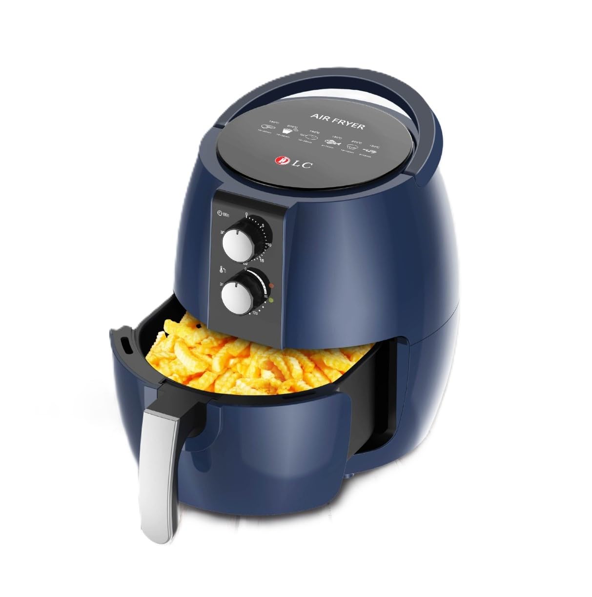 DLC Electric Air Fryer 1350 Watt 3.6 Liter, BLUE-2136