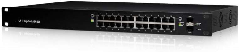 Ubiquiti Networks EdgeSwitch 24 250W (ES-24-250W) Managed PoE+ Gigabit Switch with SFP,Black