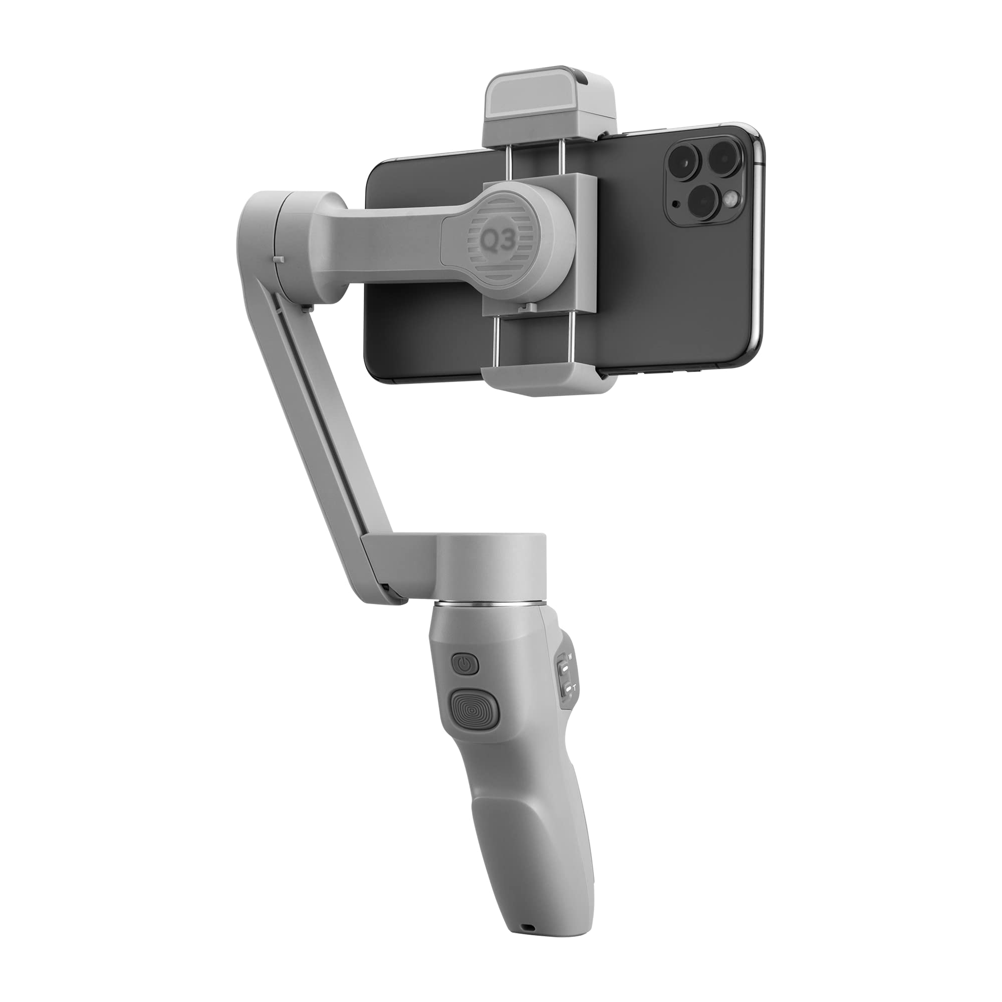 Zhiyun Smooth Q3 3-Axis Smartphone Gimbal Stabilizer (with 2 Year Official Zhiyun India Warranty) for iPhone and Android Smart Phones YouTube and Live Video Recording