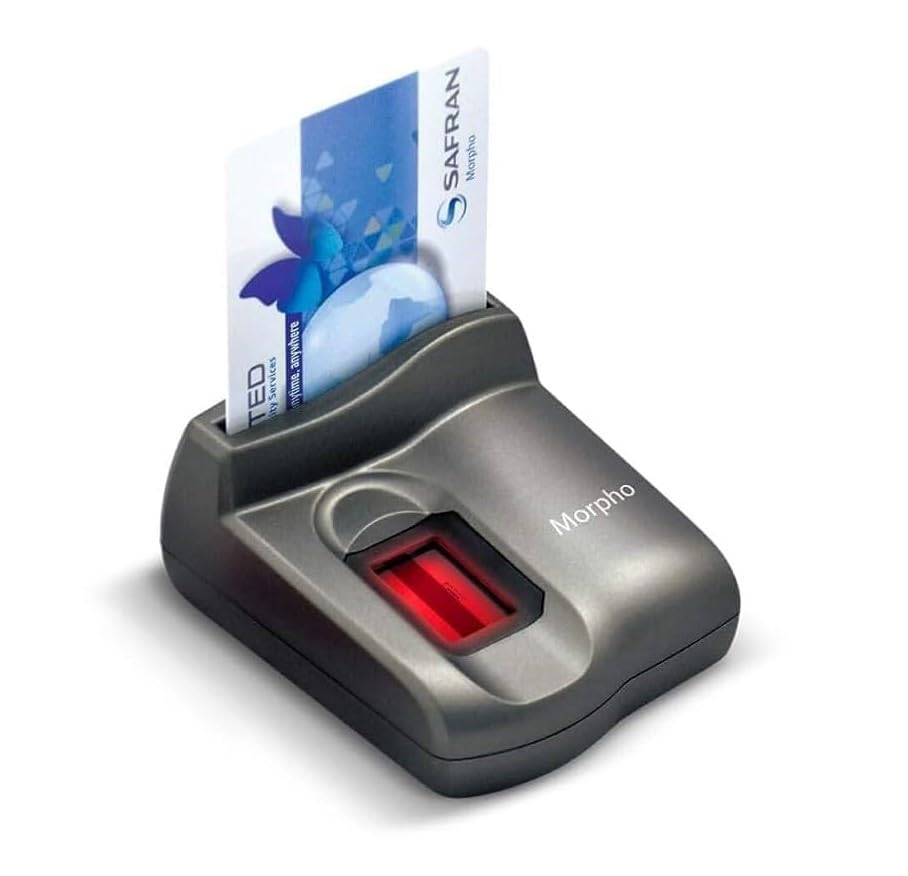 Idemia Biometric USB Smart Card Reader, MSO-1350, Morpho - Grey | MSO1350