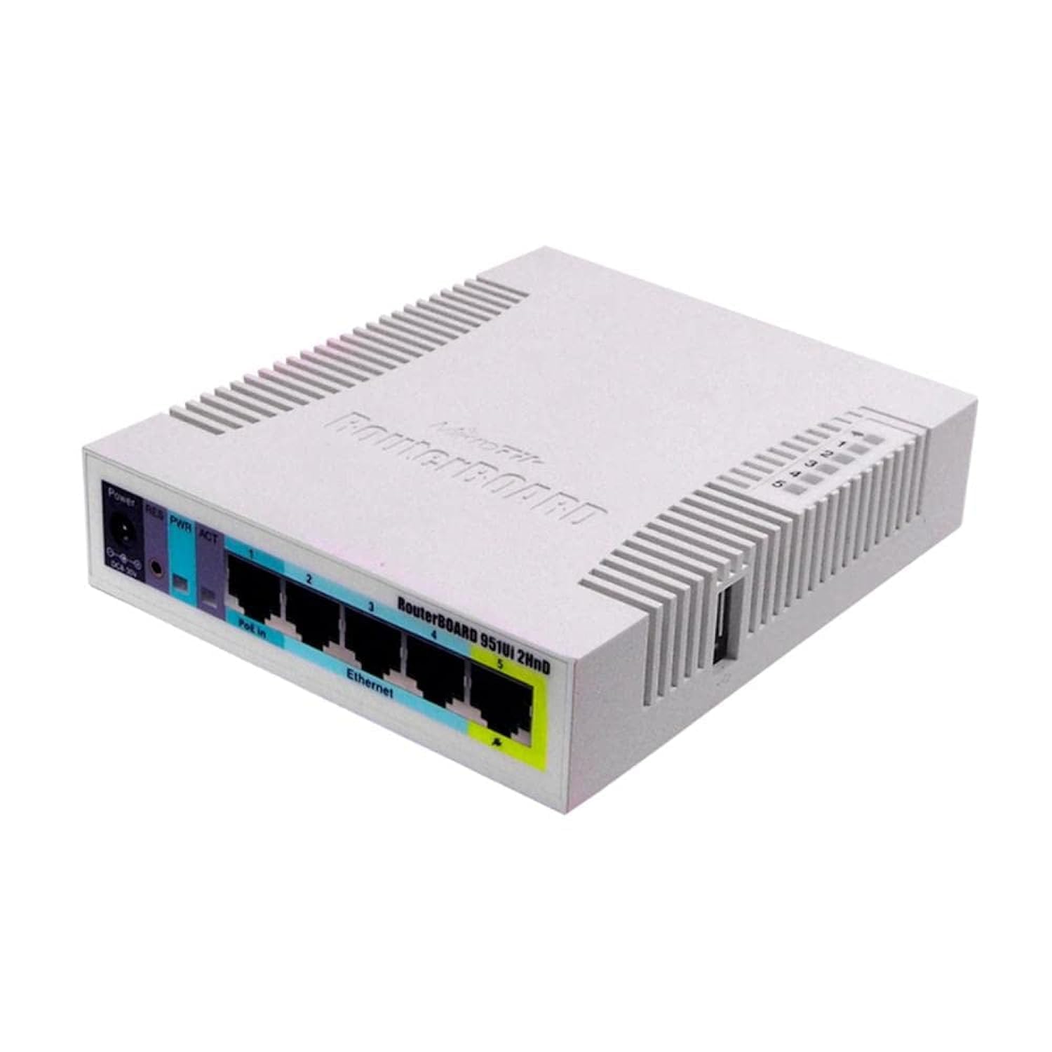 ميكرو تيك راوتر بورد RB951Ui-2HnD 2.4GHz سوهو نقطة وصول لاسلكية مع هوائيات مدمجة و5 منافذ ايثرنت