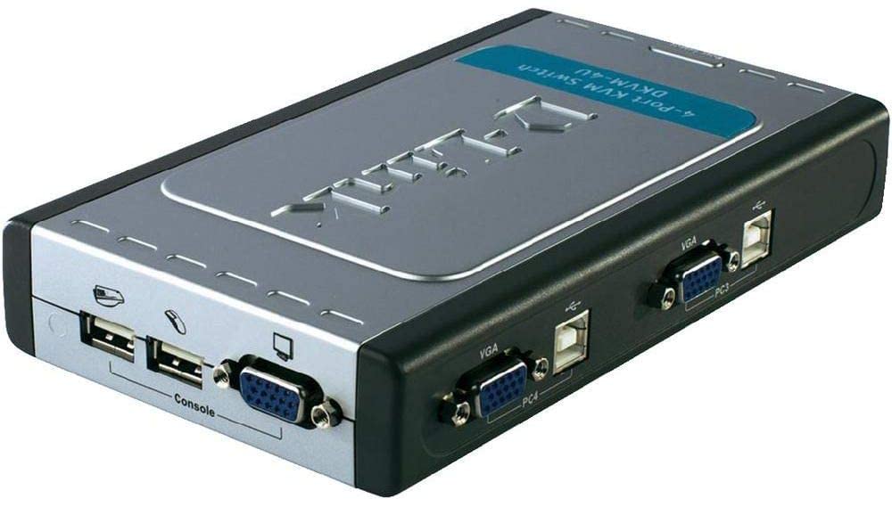 D-link 4 Port USB KVM Switch - DKVM-4U