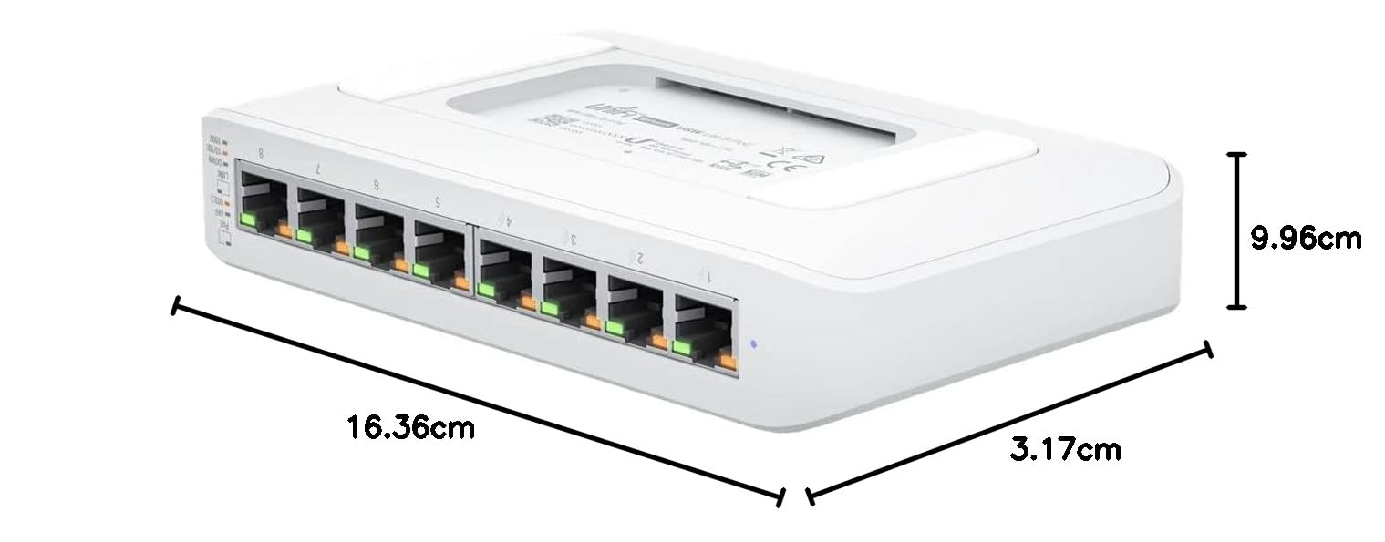 Ubiquiti Networks UniFi Switch Lite 8 PoE Managed L2 Gigabit Ethernet (10/100/1000) Power over Ethernet (PoE) White