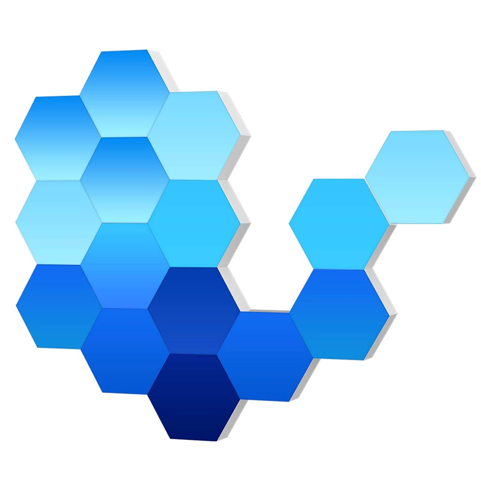 Cololight Smart Hexagonal Wall Lights with USB Power, RGB Modular Geometric Lighting Units, Aesthetic Room Decor, Ideal for Living Room and Bedroom, Set of 15 Pieces