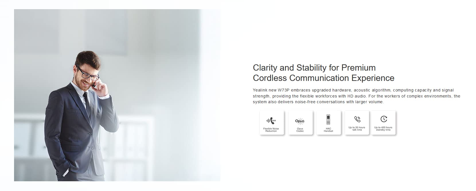 Yealink W73P DECT Phone System