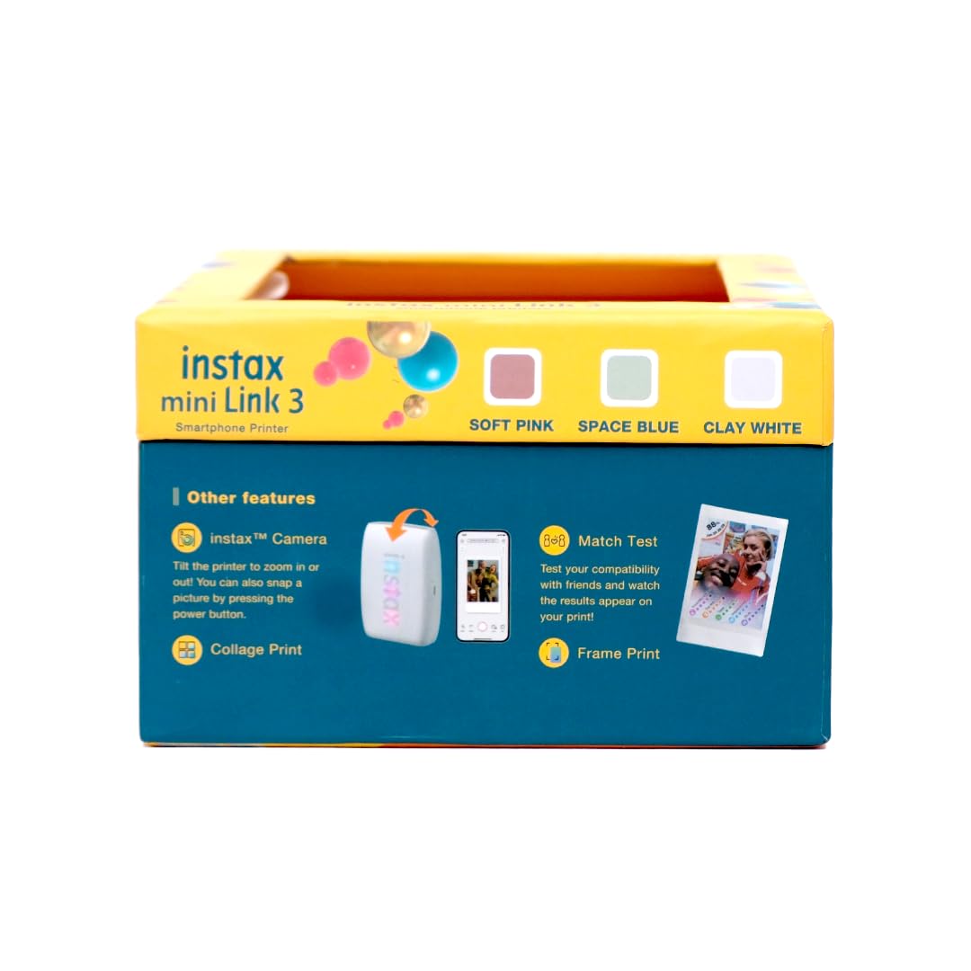 Fujifilm instax Mini Link 3 Smartphone Photo Printer Starter Kit, Green