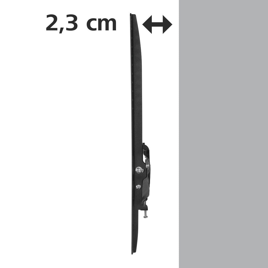 Hama TV Wall Mount Fix 118104, One Star, 400 x 400, 165 cm (65 Inch), Black - (Pack of 1)