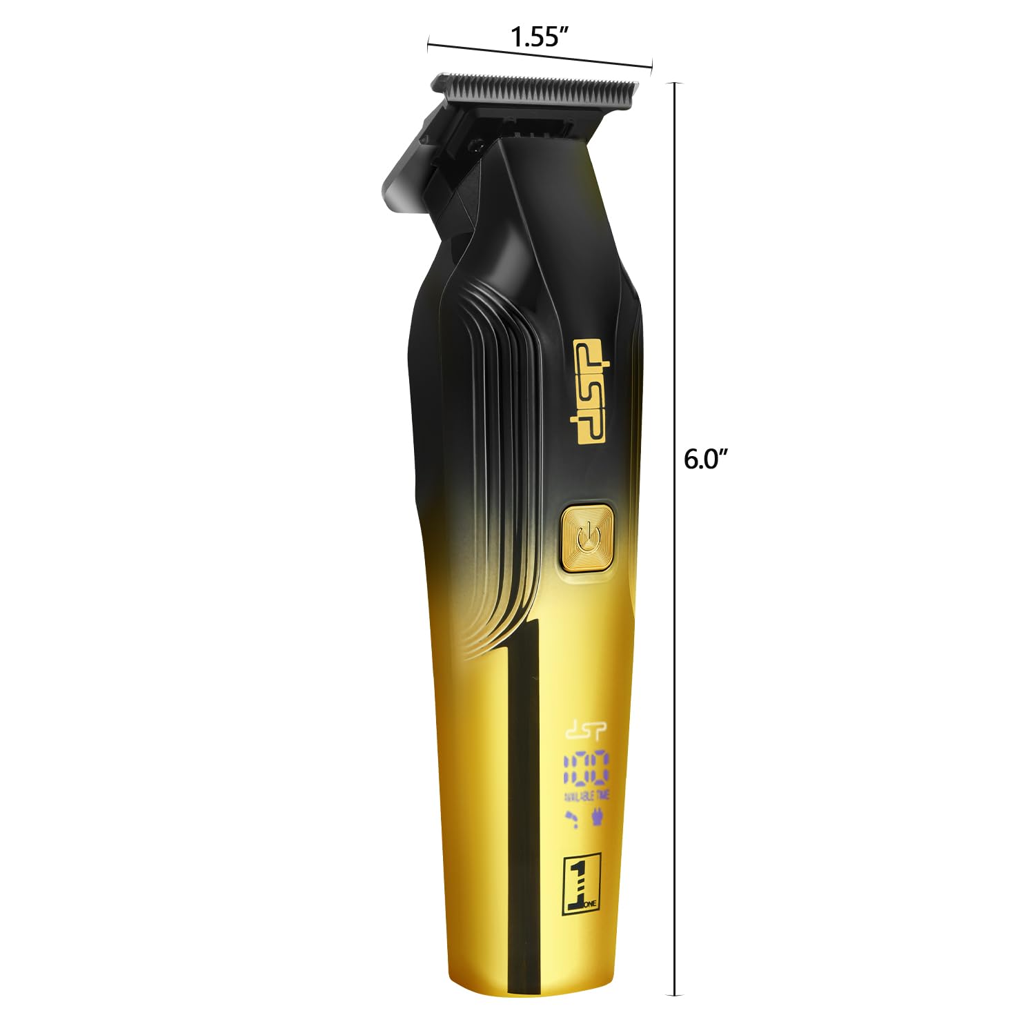 DSP Electric Beard Trimmer for Man, Cordless Rechargeable Zero Gap Trimmer, Mustache Edgers, T Blade Trimmer for Men, Low Noise, Travel Lock, Gifts for Men