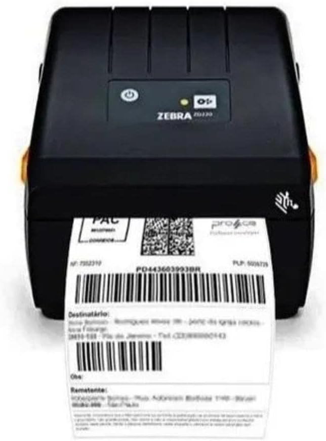 ZEBRA [ZD-220T] 4 Inch Barcode Printer | Direct Thermal | Thermal Transfer | Resolution 203DPI | USB | Office Label | Shipping Labels | Jewelry Labels | Transprent Label | Win/Andriod/iOS