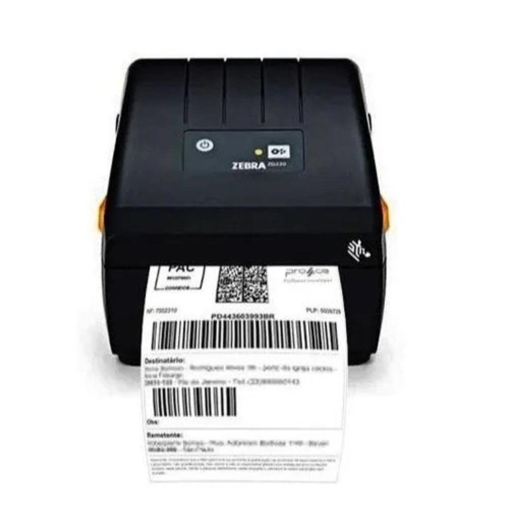 ZEBRA [ZD-220T] 4 Inch Barcode Printer | Direct Thermal | Thermal Transfer | Resolution 203DPI | USB | Office Label | Shipping Labels | Jewelry Labels | Transprent Label | Win/Andriod/iOS