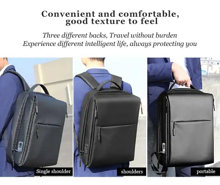 Smart Fingerprint Lock Anti Theft Business Laptop Backpack