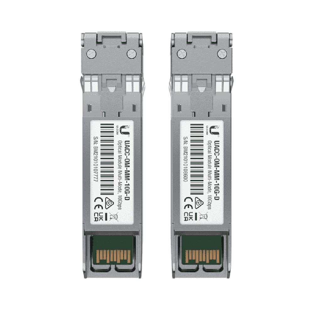 يوبيكويتي UACC-OM-MM-10G-D-2 10G SFP NetworkTtransceiver Module ألياف بصرية 10000 ميجابيت ثانية 850 نانومتر