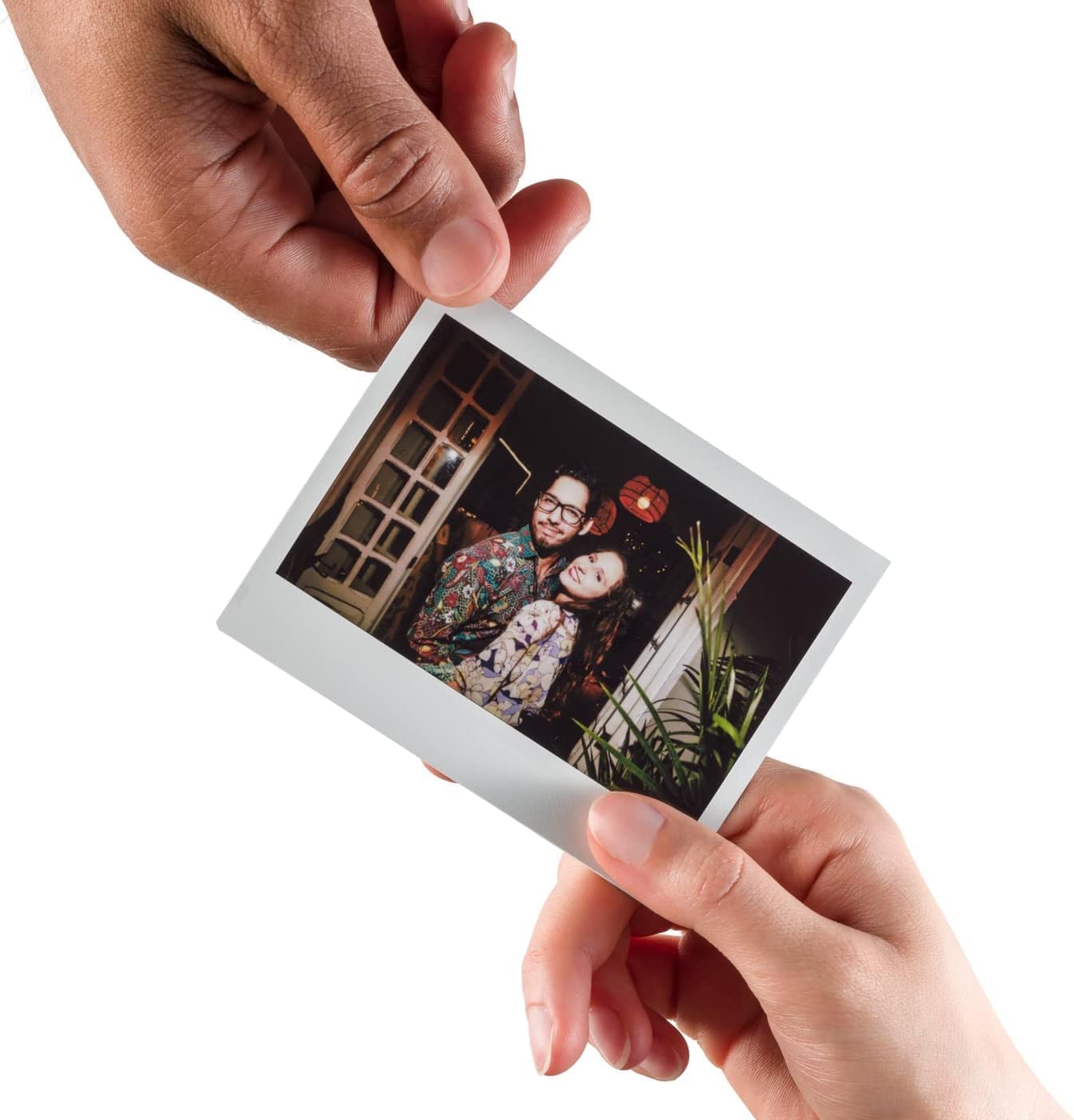إنستاكس لينك طابعة صور فورية محمولة عريضة ، شكل فيلم عريض، أبيض
