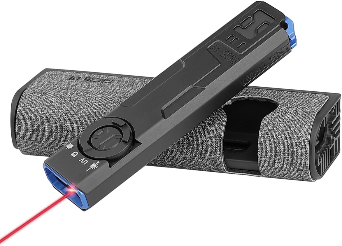 IMALENT GR35 Rechargeable Flashlight 2800 Lumens, 4 Modes (Red/UV Light), 426m Range, USB-C Fast Charging, Compact Tactical Flashlight for Survival/Camping [Includes Charging Case]