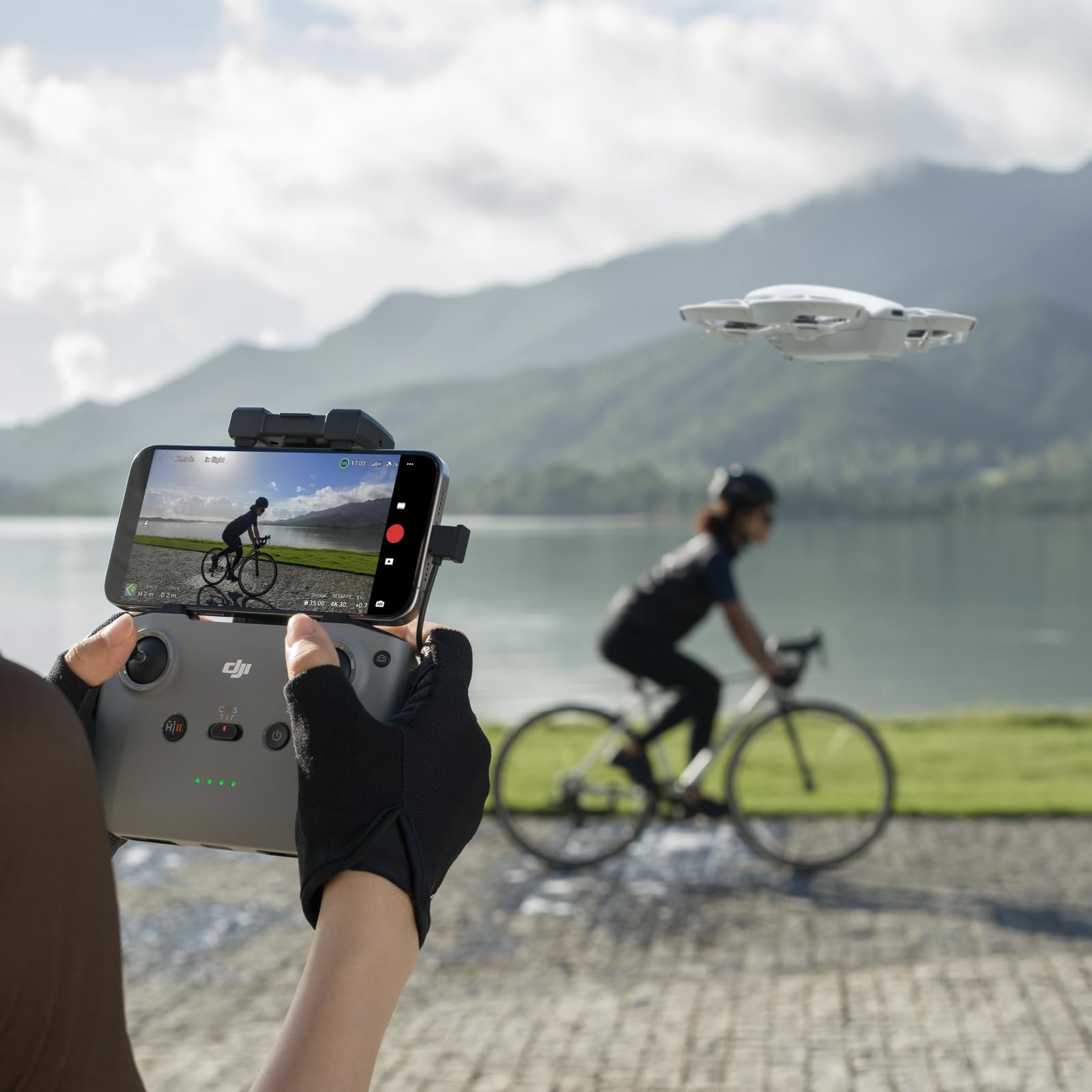 DJI جهاز تحكم عن بعد RC-N3 متوافق مع نيو، ميني 4 برو، اير 3