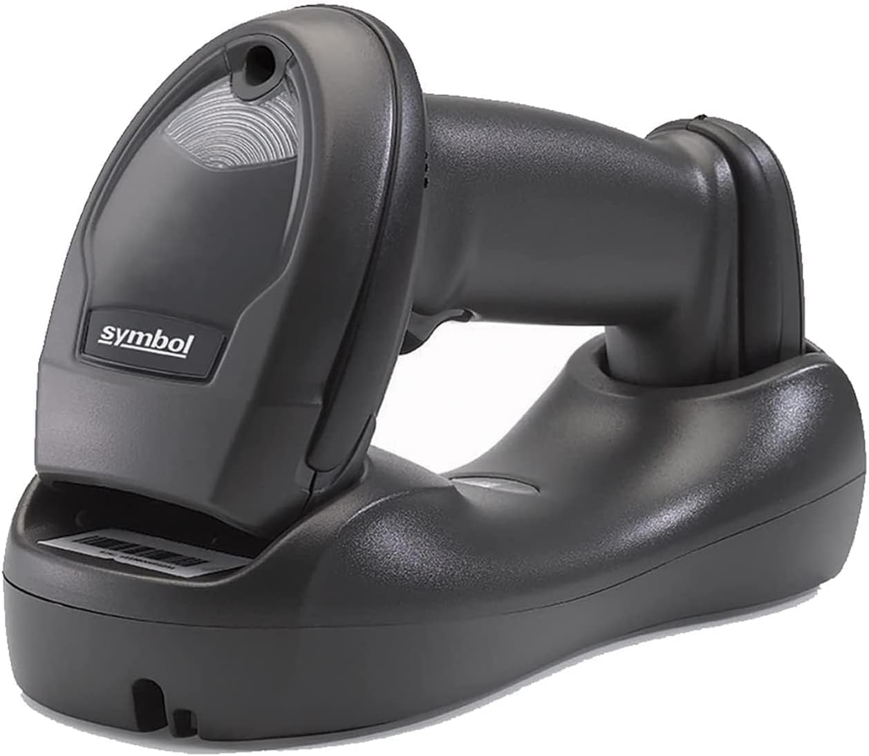 Zebra Symbol LI4278 Wireless Linear Imager Handheld Bluetooth Barcode Scanner, Black - Cordless, 547 scan/s1D, LED with Universal Docking Charger Cradle Standard Base - LI4278-SR20007WR - JTTANDS