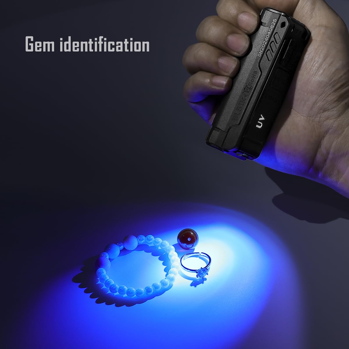 IMALENT BL50 EDC Flashlight with 365nm UV LED, XHP50.3 HI LED,3600 Lumens,TYPE-C Rechargeable Flashlight,Professional Powerful LED Flashlight for Outdoor, Emergency and Daily Life Use. (Black)