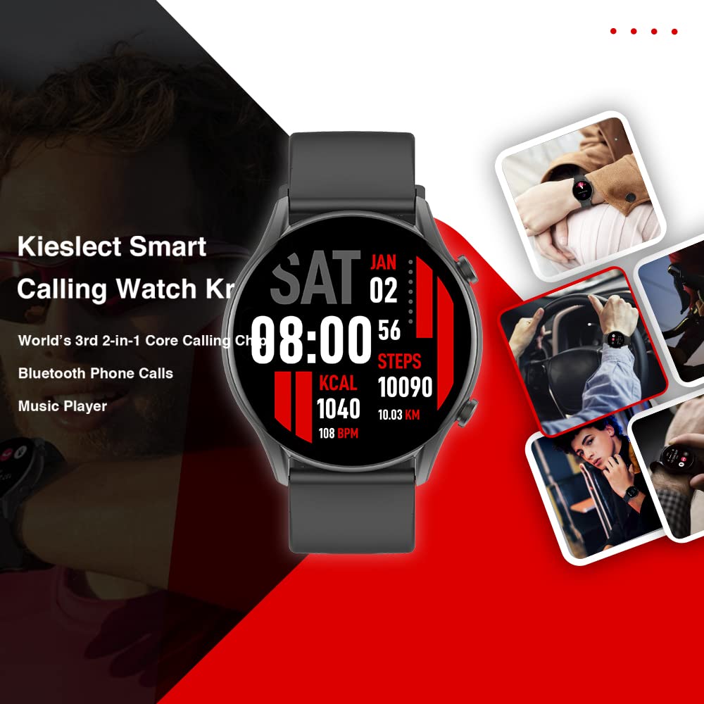 KIESLECT calling watch kr Black