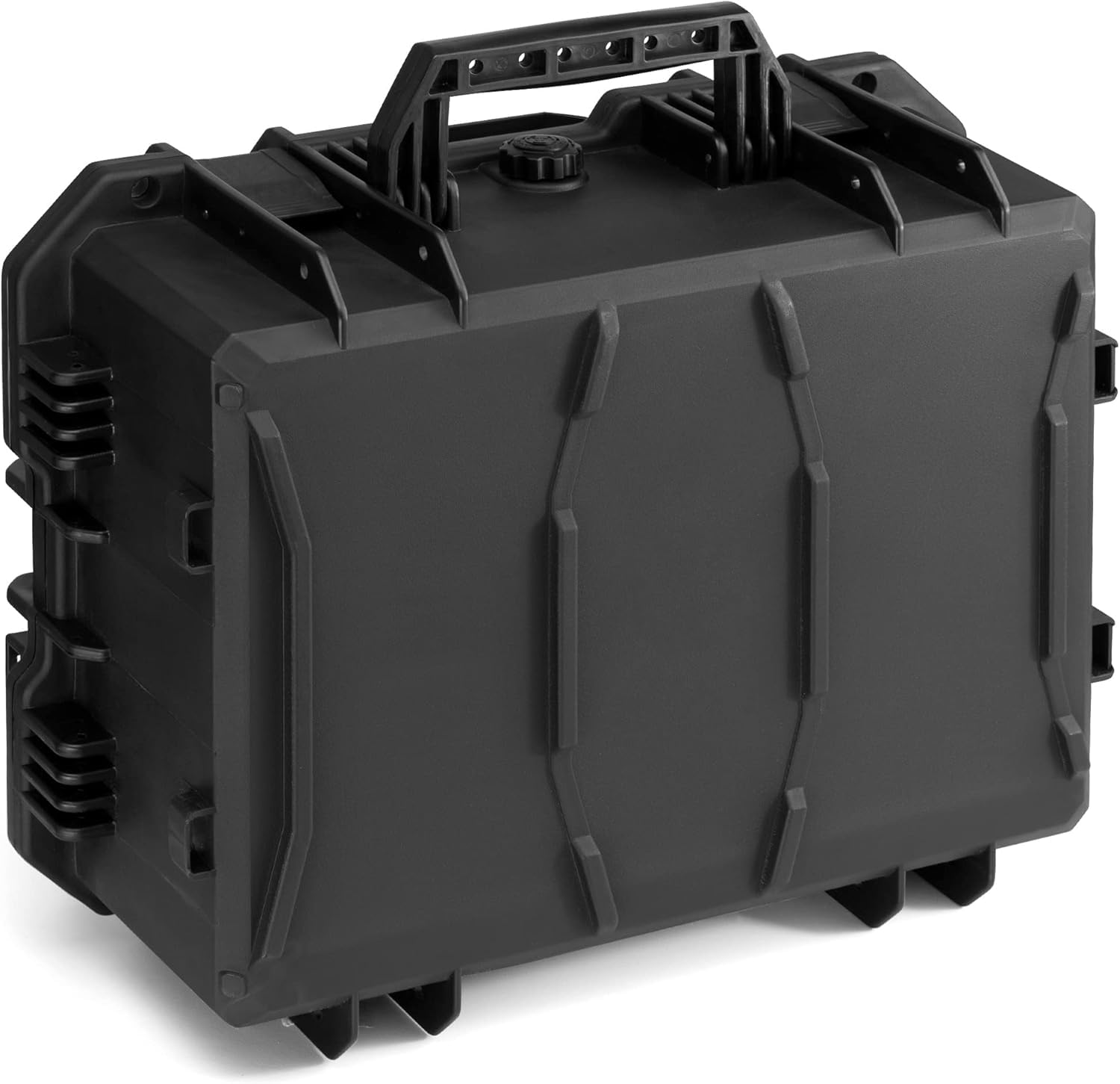 MATAR Photo Case Outdoor Case with Grid Foam Insert Waterproof - Camera Case Hard Case Shockproof for Protection for Camera, Lens and Devices - Pistol Case Versatile - Case, black, Modern MT-38192