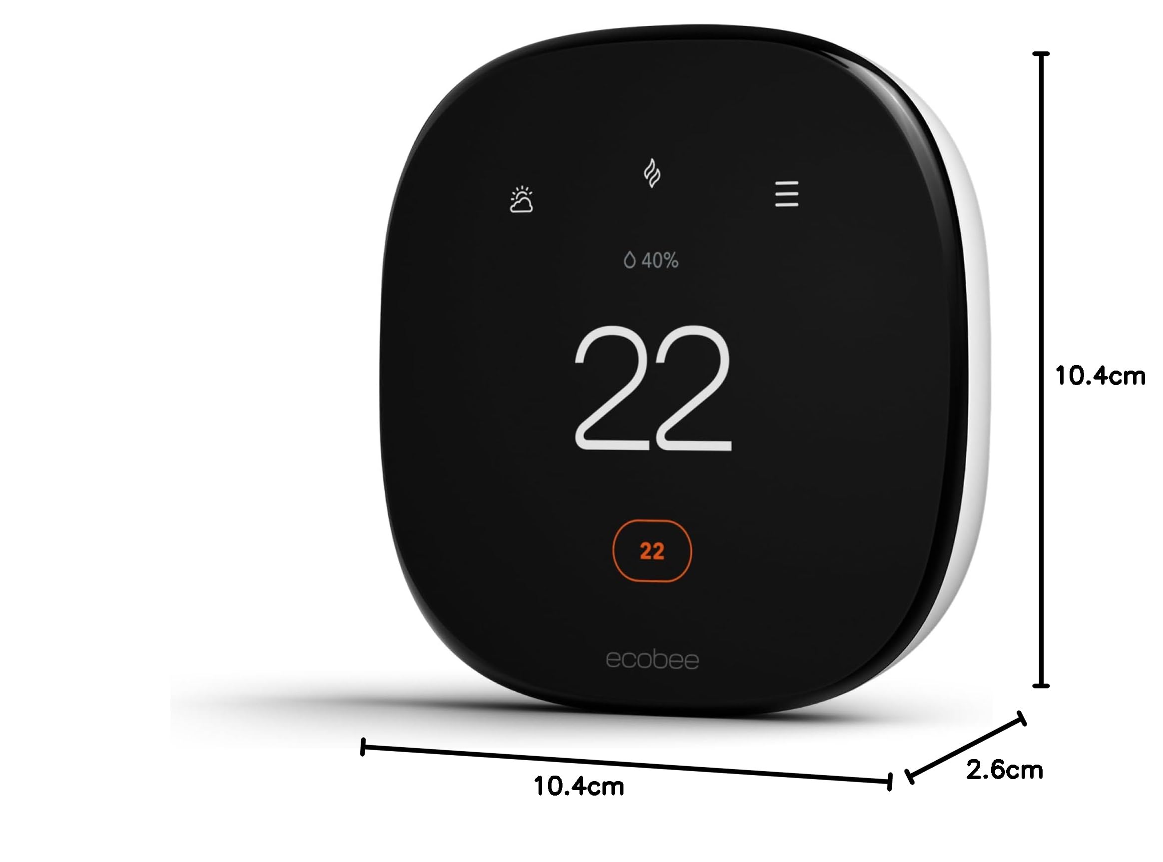 ecobee New 2022! Smart Thermostat Enhanced Compatible with Alexa and Apple Home Kit
