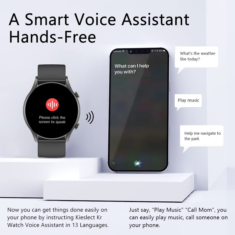 KIESLECT calling watch kr Black