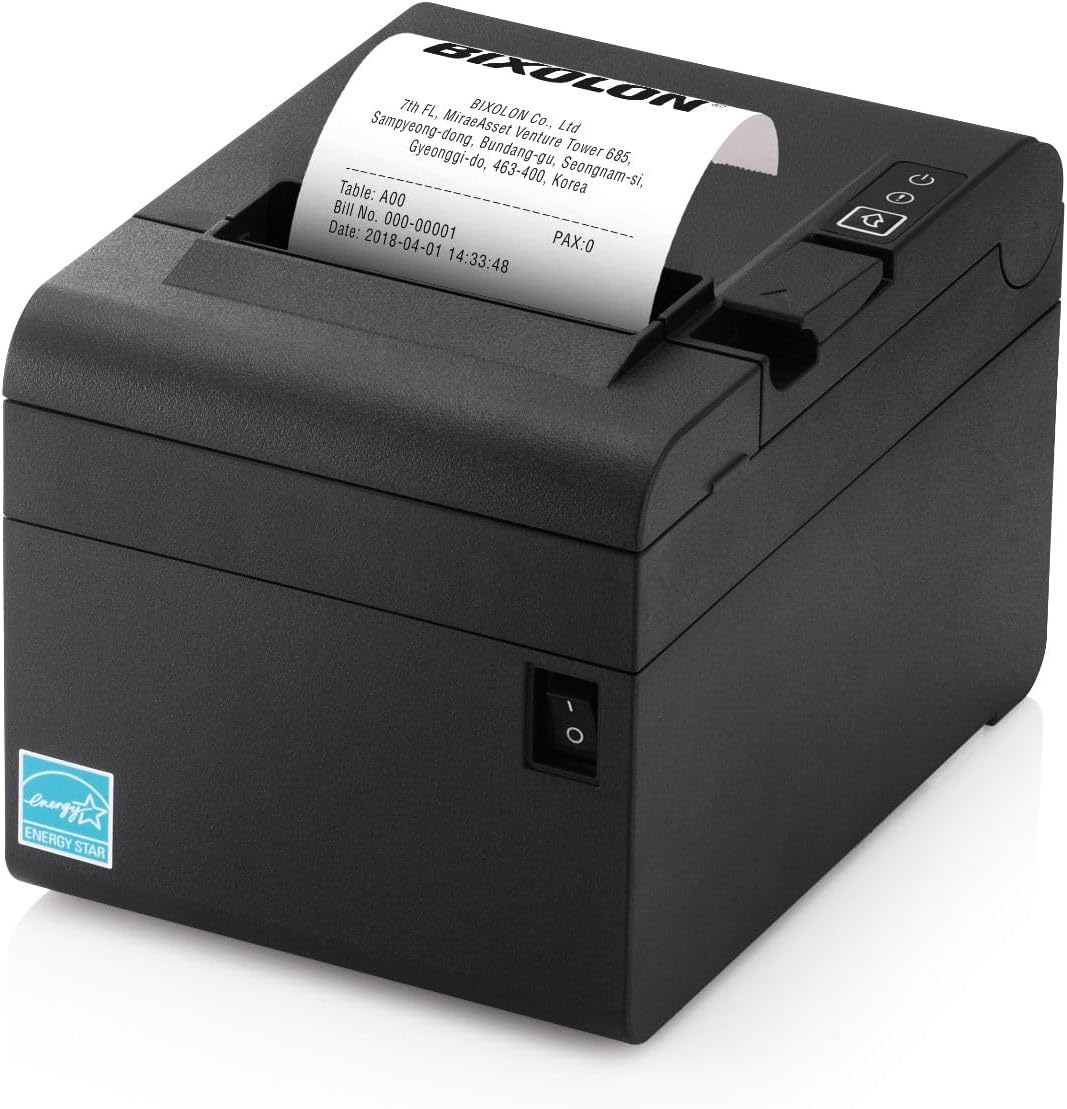 طابعة ايصالات SRP-E300 من بيكسولون [3 انش، USB]
