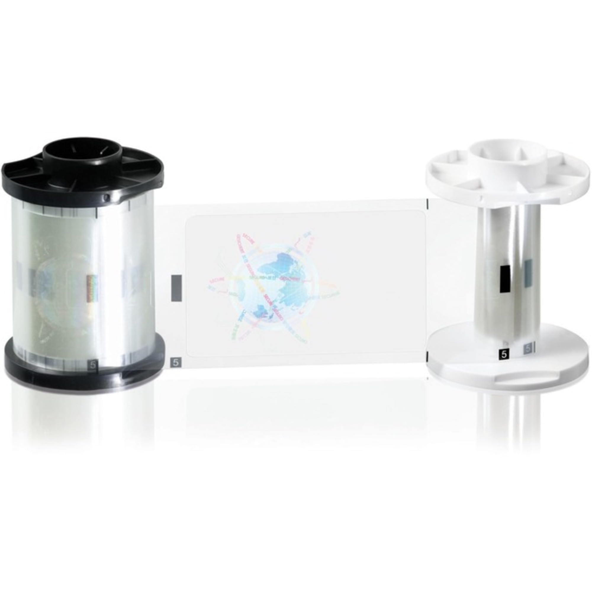 HID Global Fargo Polyguard 1.0 mil Overlaminate High Secure Orbit design